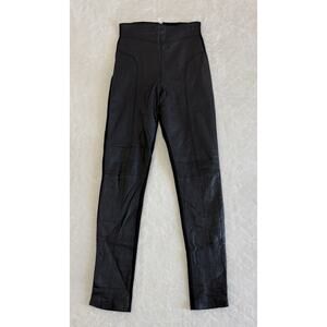 Arlen Ness Women Size S motorcycle pants Leather on the front and Knit on back